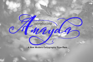 Amayda: The Bold Brush Script Font That Transforms Small Business Branding