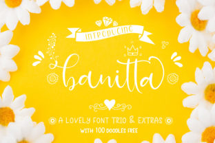 Banitta Family: A Sweet Display Typeface for Modern Web Design