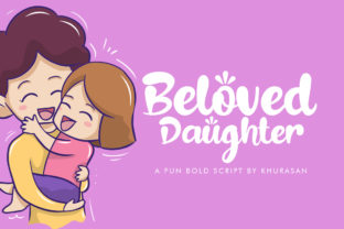 Beloved Daughter: A Joyful Handwritten Typeface for Modern Branding
