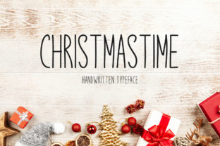 Christmastime Typeface: A Handwritten Script for Editorial Holiday Design