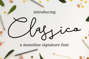 Classico: The Perfect Script Font for Handmade Labels and Printables