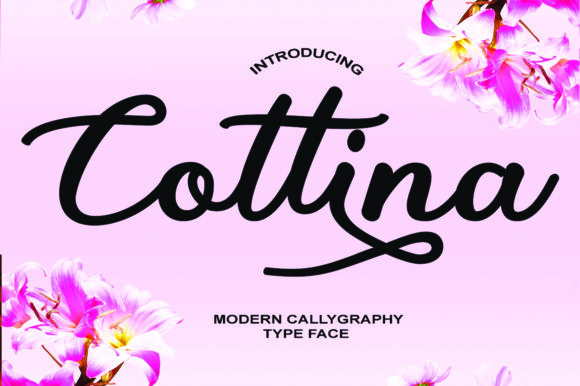 Cottina: The Romantic Script Font for Handmade Creators