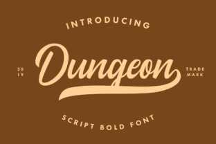 Dungeon Typeface: A Vintage Script for Authentic Brand Identity