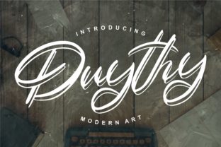 Duythy Typeface Review: Elevating Web Design with Dazzling Script
