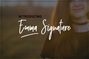 Emma Signature: A Modern Script Typeface That Brings Life to Branding