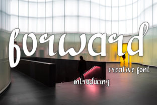 Forward: The Script Font Elevating Editorial Design and Brand Identity