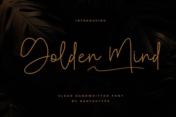 Golden Mind: The Perfect Script Font for Modern Web Design