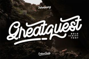 Greatquest: A Bold Script Typeface for Web and Digital Branding