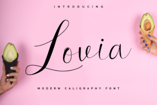 Lovia Typeface Review: A Dazzling Script for Modern Branding