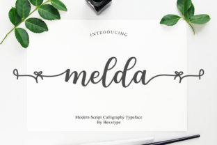 Melda: The Sweet Script Font for Romantic Craft Projects