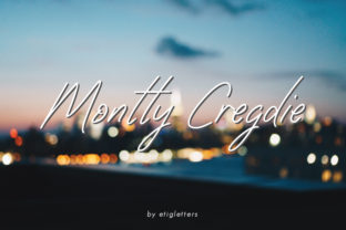 Montty Cregdie: The Handwritten Typeface for Scroll-Stopping Campaigns