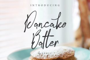Pancake Batter: A Casual Script Font for Authentic Branding