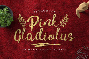 Pink Gladiolus: A Sweet and Bold Script for Standout Brand Identity