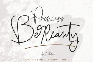 Princess Berlianty: A Modern Script Typeface for Elegant Web Design