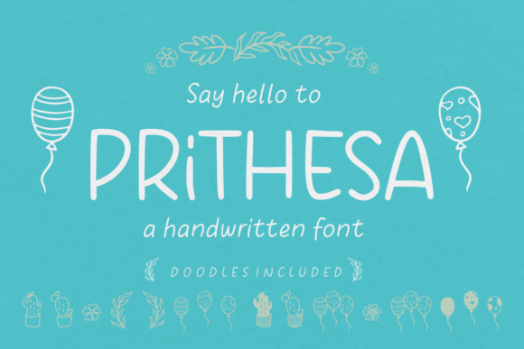 Prithesa: The Sweet Script Typeface for Authentic Brand Identity