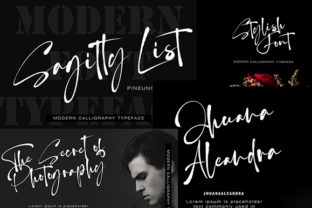 Sagitty List: A Handwritten Typeface for Modern Web Design