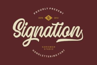 Signation Typeface: Elevate Campaign Visuals with Cool Script Vibes