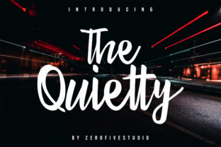 The Quietty: A Modern Script Font for Scroll-Stopping Campaigns