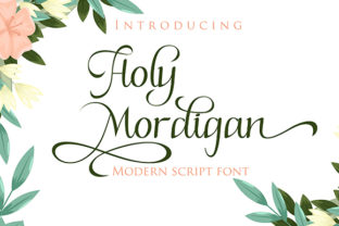 Upgrade Your Brand with Holy Mordigan: The Luxury Script Typeface for Small Business